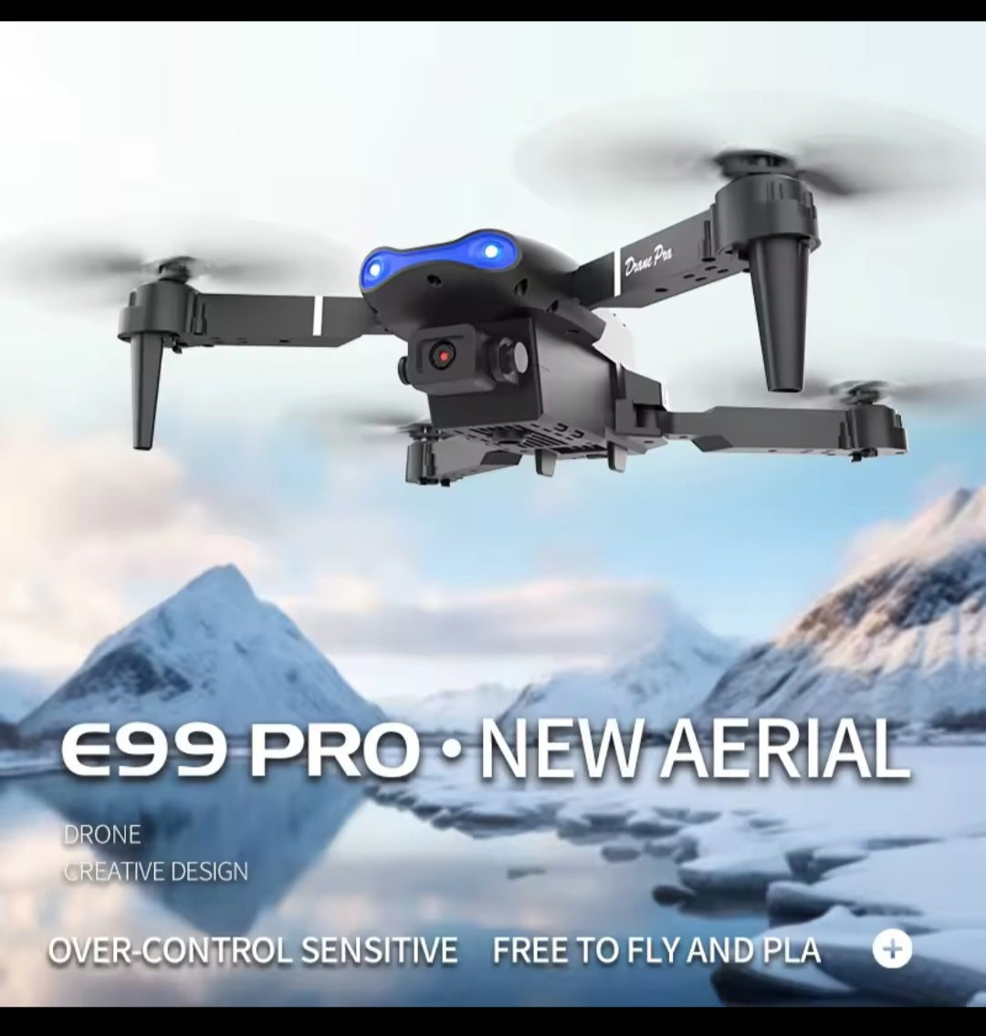 New E99 Pro RC Drone Professinal With Wide Angle Dual HD Camera Foldable RC Helicopter WIFI FPV Height Hold Apron Sell